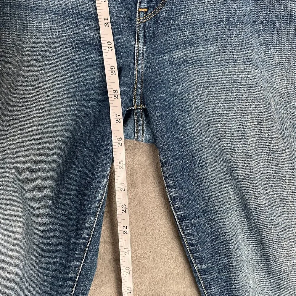 Levi's 515 Bootcut Jeans Women's 8 W30 L27 Blue Denim Flared Coastal Cowgirl Y2K - Picture 5 of 9